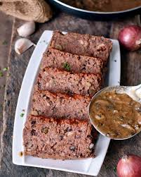 This Vegan Meatloaf Is Not Only A Great Recipe For Christmas But Also For Any Other Occasion It S Hearty Flavo Vegan Meatloaf Delicious Vegan Recipes Recipes