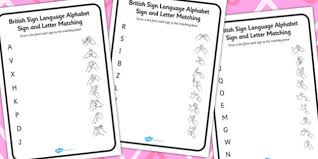 Find out how to alphabetize lists, tables and more. British Sign Language Alphabet Sign And Letter Matching Worksheet