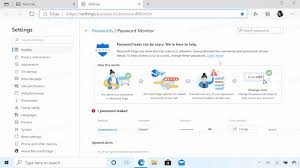 Microsoft Edge Received The Password Monitor Feature