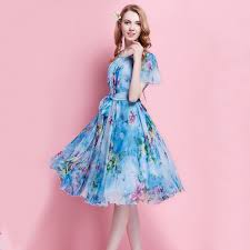 80+ beach wedding dresses that aren't boring af. Women S Summer Floral Printed Chiffon Dress Boho Beach Wedding Bridesmaid Sundress Sundresses Cheap Dressedresses Brand Aliexpress