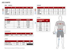 Castelli Cycling Size Charts For Womens And Mens Jerseys