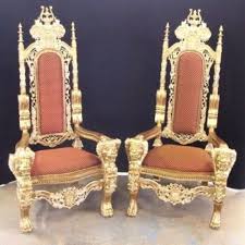 King And Queen Royal Wedding Themes Queen Chair King Chair