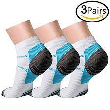 Compression Socks 3 Pairs 15 20 Mmhg Is Best Athletic Medical For Men Women Running Flight Travel Ankle Compression Socks Compression Socks Foot Socks