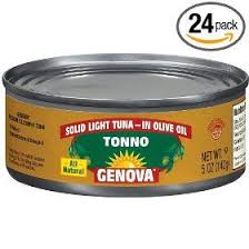Genova Tonno Solid Light Tuna In Olive Oil 5 Ounce Cans Pack Of 24 50 34 Tuna In Olive Oil Pure Olive Oil Olive Oil