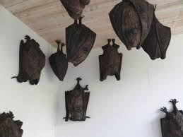 Kunstler Halloween Deko Garten Fledermaus Objekte