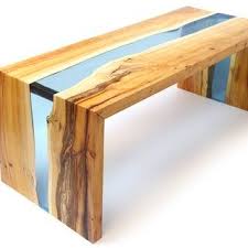diy resin river table using clear epoxy casting resin and wood wood resin table wood table diy epoxy wood table