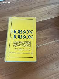 Hobson Jobson Dictionnaire réédition indienne 1979 - Livres