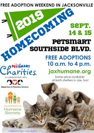 See reviews and photos from other guests with pets. Jacksonville Humane Society Free Adoptions For Homecoming Weekend
