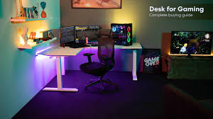 Computer desk,gaming desk 45.2/47.2 student pc desk writing desk office desk extra large modern ergonomic racing style table workstation carbon fiber cup holder headphone hook (45.2 inches) 4.7 out of 5 stars 1,367. Desk For Gaming A Complete Buying Guide By Autonomous Medium