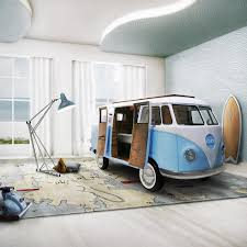 Any caregiver of a toddler knows exactly how active (as in nonstop, all over the place) this age group can be. Camper Van Kids Bed With Tv Sofa Mini Fridge Circu Cuckooland