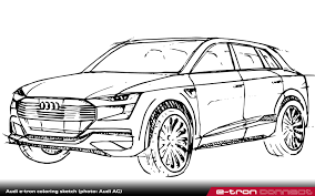 Download and print for free. The Audi E Tron Shows Up In A Coloring Book E Tron Connect