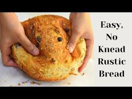 Easy No Knead Bread Recipe Dutch Oven Bread Easy Rustic Bread Recipe Cranberry Walnut Bread Youtube Bread No Knead Bread Dutch Oven Bread