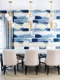 Browse our beautiful range of emma hayes wallpaper which consists of a romantic and. River Wallpaper Blue By Emma Hayes Seen At Rosedale Toronto Wescover