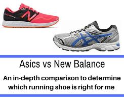 asics vs new balance detailing the differences in the shoe