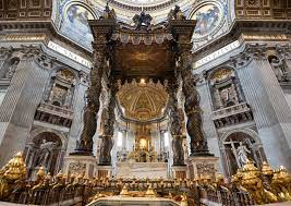 Gian lorenzo bernini aveva solo 25 anni quando dal papa urbano viii barberini ebbe l'incarico di realizzare il baldacchino nella basilica di san pietro. Baldacchino Di San Pietro Arte Opere Artisti