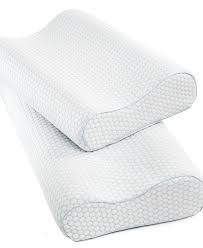 Sensorgel Gel Memory Foam Contour Pillows Pillows Bed Bath Macy S Contour Pillow Gel Memory Foam Foam Pillows