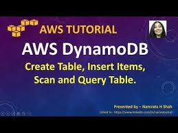 Aws Tutorial Aws Dynamodb Create Table Insert Items Scan And Query T Tutorial Reading Writing Query