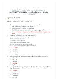 Langsung aja yuk kita lihat dan pelajari soal un ipa kelas 6 di bawah ini. Download Pdf Kunci Jawaban Biologi Erlangga Kelas Xi Irnaningtyas Bab 2 Jaringan Tumbuhan Khoirul Huda Saba Blog Khoirul Huda Saba Blog D0nx236386lz