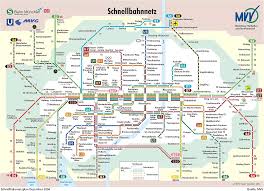 U6 subway route schedule and stops. Plane Des Mvv Schnellbahnnetzes Von 1972 Bis Heute U Bahn Munchen