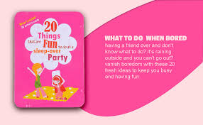 The goal of ono card game is to be the first player to place all of your cards into the discard pile. Great Birthday Party Gift Card Games For Girls Ages 6 Years Old Up Purple Cow Activity Cards Pack 20 Things That Are Fun To Do Sleepover Party Great Fun For All