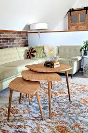 This fall shapes activity is such a fun way for kids to practice. Leaf Shaped Modern Nesting Tables Reality Daydream