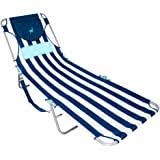 Check spelling or type a new query. Amazon Com Ostrich Chaise Lounge Blue And White Striped Patio Lawn Garden