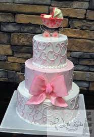 Pink Baby Shower Cake Pink Baby Shower Cake Girl Shower Cake Baby Shower Cakes Girl