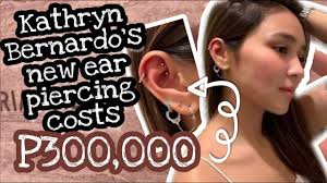 Maybe you would like to learn more about one of these? Kathryn Bernardo New Ear Piercing Costs 300 000 Pesos Youtube