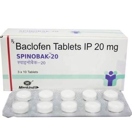 Baclofen Tablets - 20 Mg, Pack Of 30 Units | Treats Muscle Spasms, Pain Relief, Anti-anxiety Effects, Store In Dry Place at 285.00 INR at Best Price in Patna | M.g. Pharma