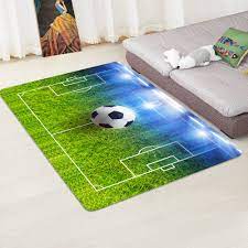 Football rugs for kids' rooms. Flannel Soccer Rugs And Carpets For Home Living Room Football Cartoon Rug Kids Room Play Crawling Carpet Bedroom Sofa Tapete Carpet Aliexpress
