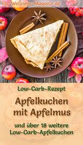 Gedeckter Low Carb Apfelkuchen Mit Apfelmus Rezept Ohne Zucker Apfelmus Rezept Low Carb Rezepte Apfelkuchen Rezept