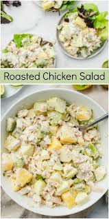 Roasted Chicken Salad Recipe In 2020 Roasted Chicken Salad Cooking Recipes Healthy Chicken Recipes