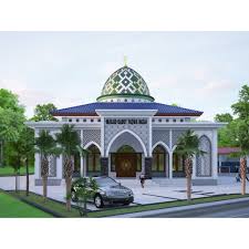 Gambar masjid sederhana di indonesia, gambar masjid minimalis 2020, gambar teras masjid terbaru, desain masjid kecil, model masjid terbaru, . Gambar Kerja Desain Masjid 16x20 Termasuk Teras Shopee Indonesia