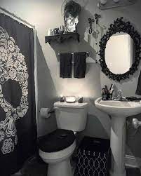 Pin By Unique Intuitions On Bathroom Decor And Diy Gothic Steampunk Victorian Medieval Rustic And Modern Gothic Bathroom Decor Goth Home Decor Gothic Home Decor