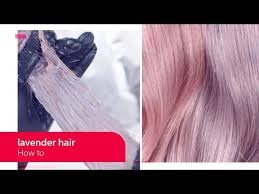 Don't panic if the toner looks purple or blue on your. 3 Lavender Hair Formulas From Fergal Doyle Wella Professionals Youtube
