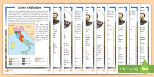 Italian words for english include inglese, l'inglese and inglesi. The Italian Unification Differentiated Fact File English Italian