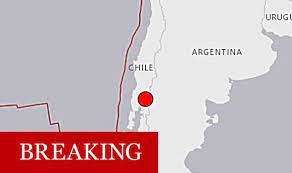 The quake, initially reported as a major 7.0. Chile Earthquake Major Quake Strikes Los Lagos In Volatile Ring Of Fire World News Express Co Uk