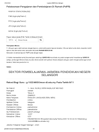 Penempatan & pertukaran (sekolah rendah) persediaan dan keperluan bagi urusan permohonan penempatan dan pertukaran sekolah rendah. Laporan Pdpr Guru Selangor 8