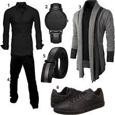 Graues Herrenoutfit Mit Sakko Hemd Und Chino Outfits4you De Herren Stil Manner Outfit Strickjacke Manner