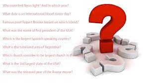 General awareness quiz, gk questions and answers, online test. 100 General Trivia Questions And Answers History Sports And Movies