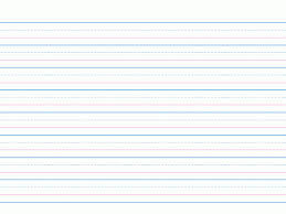 This lined paper is ideal for writing narrations and adding a drawing on to the page. How To Create A Page Template Of Solid And Dotted Lines For Handwriting Practice Graphic Design Stack Exchange