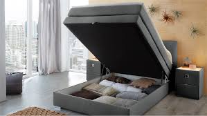 Doppelbett mit bettkasten kaufen online bei hoffner. Boxspringbett Amelie 140 Graubraun Mit Bettkasten Topper