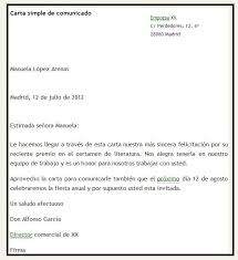 Modelo De Carta Simple Formato De Carta Formal Ejemplo De Carta Formato De Carta