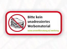 Dhl paketaufkleber ausdrucken pdf karambia. Aufkleber Bitte Kein Unadressiertes Werbematerial