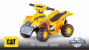 Kid Trax 6 Volt Cat Ride On Quad For Toddlers Youtube