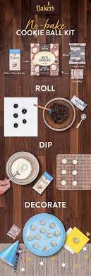 One Kit Everything You Need Bakersknow New Baker S No Bake Cookie Ball Kits Make Amazing Cookie Balls Easy Ava Cookie Ball White Chocolate Cookies Desserts