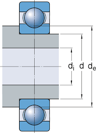 tolerances for seats on hollow shafts