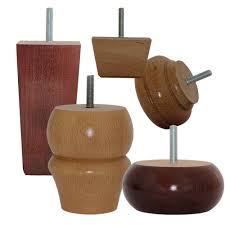 furniture legs made from wood or metal