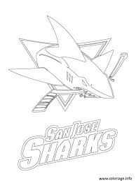 30 Coloriage Hockey Facile Shark Coloring Pages San Jose Sharks Shark Pictures