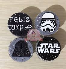 Cupcakes Star Wars Cupcakes De Cumpleanos Cupcakes Con Mensaje Cupcakes Cumpleanos Cupcakes Para Ninos Cupcakes De Star Wars
